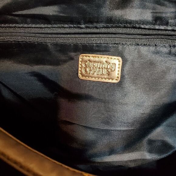 Charming Charlie Gold Brown Shoulder Bag - Picture 6 of 6